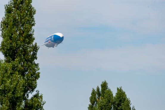 Sterowiec Zeppelin New Technology nad Śląskiem