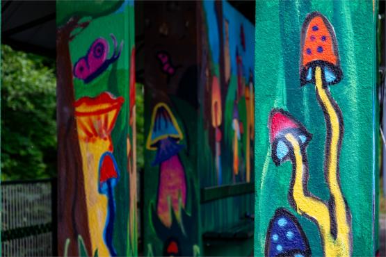 Las pod estakadą, król na ścianie i przystanek z duszą – muralowy przewodnik po Bielsku Las pod estakadą, król na ścianie i przystanek z duszą – muralowy przewodnik po Bielsku