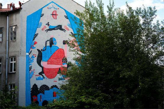 Jedna autorka, trzy murale, sto talentów: Alicja i jej magiczne Bielsko