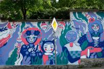 Jedna autorka, trzy murale, sto talentów: Alicja i jej magiczne Bielsko